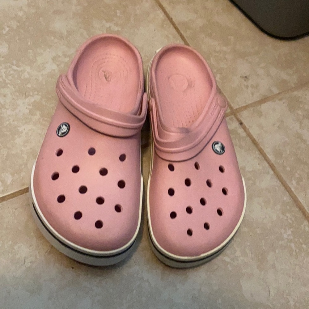Crocs size 10 pink
